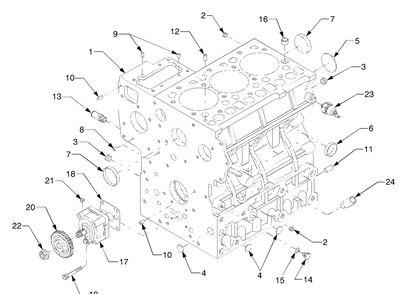 Part Location Diagram of DD-E5500-73342 Cub Cadet Pipe, Return